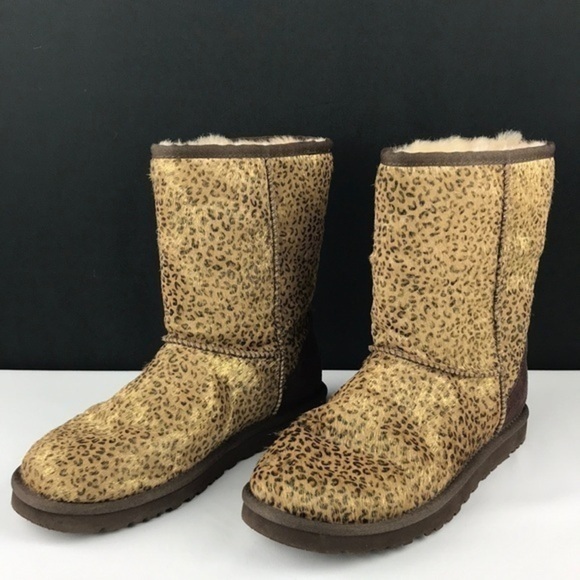 Ugg, Boots, *Limited Edition* Leopard calf hair, SZ:8. EUC - Picture 1 of 7